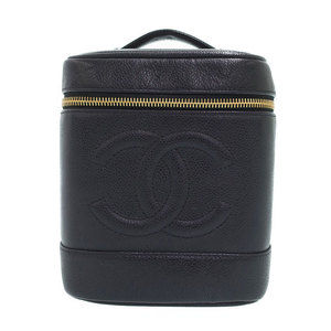 Chanel Cocomark Vanity Bag Case Black